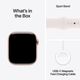 Smartwatch Apple Watch Series 10 GPS 42mm Rose Gold Aluminium Case with Light Blush Sport Band - M/L (MWWJ3) - obraz 9