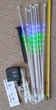 Уличная гирлянда LED Метеоритный дождь на солнечной батарее 288 LED 8 трубок 50 см RGB - изображение 4