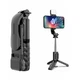 Селфи палка 3в1 с LED подсветкой и пультом Bluetooth Монопод Трипод для телефона Selfie Stick 76см - изображение 2
