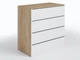Комод 4 ящика TX-0004 Moreli Дуб Сонома/Белый - изображение 2