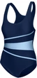 Купальник закритий для жінок Aqua Speed STELLA LADY 8663 чорний, голубий Жін 40 (L) - зображення 1