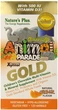 Витамины для детей Nature's Plus Animal Parade Gold Children's Multi-Vitamin & Mineral 120 animal-shaped tabs (Orange) - изображение 1