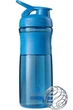 Шейкер спортивний (пляшка) BlenderBottle SportMixer Flip 28oz/820ml Cyan - изображение 1