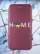 Чохол-книжка з малюнком для Apple iPhone XR Бордовий :: Дім Україна (патріотичний принт 73) - зображення 1