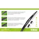 Щітка склоочисника (двірник) 330мм каркасна VIMAX, DB-SW13-330 - зображення 2