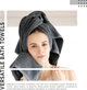 Полотенца для ванной комнаты Villa Celestia 600 GSM 100% Cotton , серые, набор из 4 шт. - изображение 5