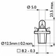 Лампа розжарювання 12v 1,5w vision PHILIPS, PS 12637 CP - зображення 2