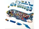 Деревянный двухслойный пазл-вкладыш Самолет, Ubee, ПСФ161 - изображение 2