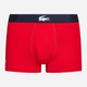 Набор трусов шортов мужских хлопковых Lacoste 5H1803-W34 XL 3 шт Navy Blue/Silver Chine/Red (3617072872472) - изображение 6