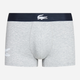 Набор трусов шортов мужских хлопковых Lacoste 5H1803-W34 XL 3 шт Navy Blue/Silver Chine/Red (3617072872472) - изображение 8