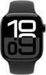 Smartwatch Apple Watch Series 10 GPS + Cellular 46mm Jet Black Aluminium Case with Black Sport Band - S/M (MWY33) - obraz 2