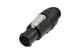 Роз'єм Neutrik NAC3FX-W-TOP powerCON гніздо чорне 3 контакти 16/20 A 250 В кабель Ø 6–12 мм гвинтова клема 1.0–2.5 мм² (12 AWG) - зображення 1