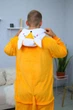 Пижама Кигуруми My Kigu Мужская Рыжий Лис Оранжевый размер XL 175-185 см (21041411) - изображение 4