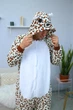 Пижама Кигуруми My Kigu мужская Леопард Бежевый размер XL 175-185 см (21039411) - изображение 3