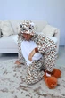 Пижама Кигуруми My Kigu мужская Леопард Бежевый размер XL 175-185 см (21039411) - изображение 6