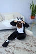 Пижама кигуруми My Kigu Женская Хаски Черный размер M 155-165 см (107841) - изображение 8