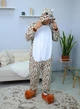Пижама Кигуруми My Kigu мужская Леопард Бежевый размер XL 175-185 см (21039411) - изображение 1