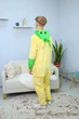 Пижама Кигуруми My Kigu Мужская Мастер Йода Звездные Войны Star Wars Желтый размер S 144-155 см (21097411) - изображение 2