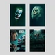 Набір постерів Джокер 2 / Джокер Божевілля на двох / Joker 2 / Хоакін Фенікс, Леді Гага / 4 шт А3 - зображення 1