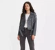 Куртка-косуха Levi's Belted Faux Leather Moto Jacket S Сіра (595440215) - изображение 1