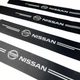 Захисна плівка накладка на пороги для Nissan Чорний Карбон 4 шт - изображение 2