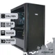 Двухпроцессорная рабочая станция PowerUp #205 Xeon E5 2690 v3 x2 / 32 GB / HDD 1 TB / SSD 512GB / NVIDIA Quadro M4000 8GB для 3D моделирования видеомонтажа рендеринга для инженеров и архитекторов - изображение 2