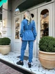 Fashions • Жіночий вельветовий костюм Лойд Fashions 50-52 джинс (1015-бу) - зображення 4