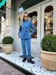 Fashions • Жіночий вельветовий костюм Лойд Fashions 50-52 джинс (1015-бу) - зображення 9