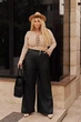 Fashions • Женские штаны из эко-кожи Step Fashions 50-52 черный (1716-фг) - изображение 4