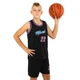 Форма баскетбольная детская NBA клуб Miami 22 NB-Sport размер XL/28 134-150 см цвет черный-фуксия BA-3769 - изображение 3