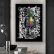 Картина на холсте для интерьера 50х70см - Graffitti Kaws - изображение 2