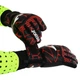 Перчатки вратарские профессиональные с защитой пальцев Joma GK-PRO (латекс, PL, эластан, размер 8, чёрный-красный) (400908-106_Черно-красный_8) - изображение 3