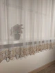 Тюль Троя №218 Белая с серым кружевом Ришелье 400х155 см (ROZ6400075929) - изображение 2
