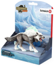 Фігурка Schleich Eldrador Крижаний вовк 9 см (4055744020988) - зображення 1