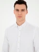 Сорочка бавовняна чоловіча Pierre Cardin G021GL004-000-1934009 (bej) XL Бежева (8683857480946) - зображення 5