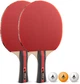 Набор для настольного тенниса Joola Rosskopf 2 Bats 3 Balls (54805) (930774) - изображение 1