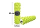 Масажний ролик EasyFit Grid Roller Extreme 45 см Салатовий 4669927 - зображення 1