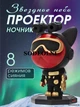 Нічник проектор зоряного неба, Космічний пес, червоний ( Spase Dog Galaxy ) - изображение 1