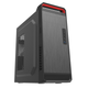 Корпус для компьютера Miditower GameMax MT523R-NP-U3 без БП Черный с красным - изображение 2