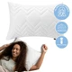Подушка NORDIC COMFORT+ IDEIA 40х60 см с молнией, антиаллергенная белая - изображение 1