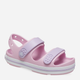 Sandały dziecięce dla dziewczynki ortopedyczne Crocs Crocband Cruiser Sandal T Kids 209424-84I 25-26 (C9) Różowe (0196265604760) - obraz 2