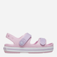 Sandały dziecięce dla dziewczynki ortopedyczne Crocs Crocband Cruiser Sandal T Kids 209424-84I 23-24 (C7) Różowe (0196265604746) - obraz 1