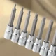Набор бит HEX Intertool H20-H60 9 штук удлиненные квадрат 1/2" длина 100 мм сталь S2 в кейсе (000072747) - изображение 13