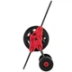 Катушка для шланга Intertool до 45 м шланга 1/2" с колесами сталь + ABS пластик вес 2 кг черная с красным (000044086) - изображение 4
