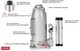 Домкрат гидравлический Intertool 10 т 230-460 мм одноштоковый бутылочный вертикальный автомобильный (000016021) - изображение 4
