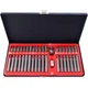 Набор звезд и шестигранников Intertool 40 шт torx hex spline Cr-V сталь удлиненные в кейсе (000072748) - изображение 2