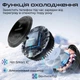 Автотримач для телефона магнітний з бездротовою зарядкою MagSafе Promate MagChill-Ga Black (magchill-ga) - зображення 3