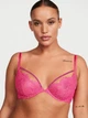 Жіночий комплект (бюст+трусики стрінги) Victoria's Secret (144000415904) Shine Strappy Unlined 70B/XS рожевий - зображення 5