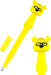 Набір кулькових ручок Centrum Fancy "Teddy Bear" Сині 0.7 мм жовта/блакитна х 2 шт (2000998482817) - зображення 2