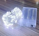 Гирлянда на батарейках з USB Oscar роса білий колір 10 метрів (10m-white-USB+batt) - зображення 2